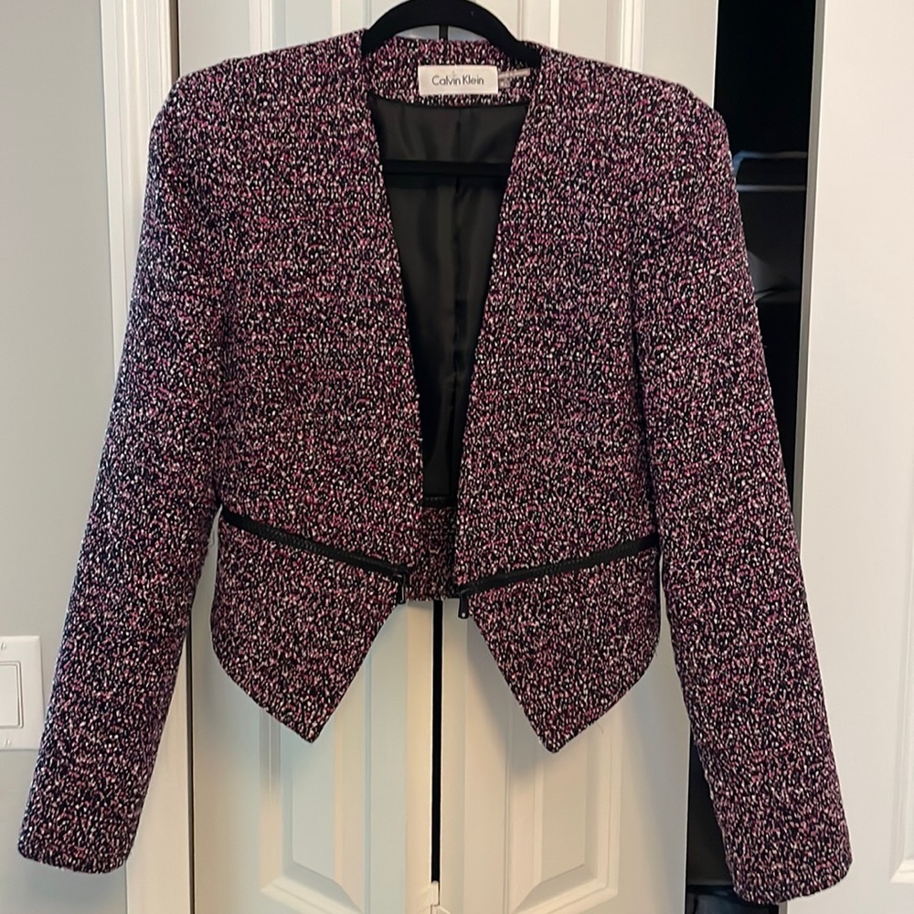 Calvin Klein tweed blazer size 4